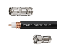 Кабельная сборка VEGATEL SuperFlex-1/2 (ГОСТ) (N-male - 4.3-10-male) 2м