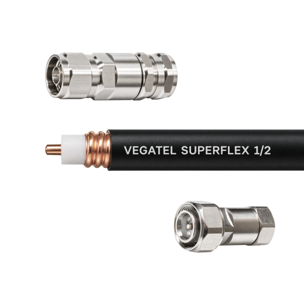 Кабельная сборка VEGATEL SuperFlex-1/2 (ГОСТ) (N-male - 4.3-10-male)